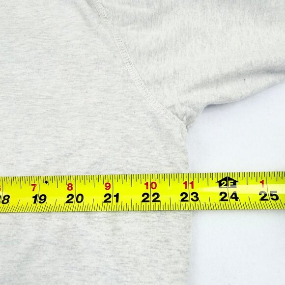 Eddie Bauer Men's Pullover Long Sleeve Grey Beige Henley Shirt Sz L 100% Cotton - Picture 8 of 9